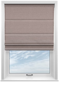 Delicate Chevron, Rusett - Motorised Roman Blind